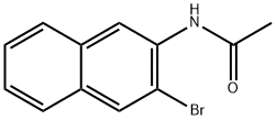 N-(3-bromo-2-naphthyl)acetamide Struktur