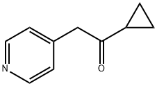 1-Cyclopropyl-2-(4-pyridinyl)ethanone Struktur