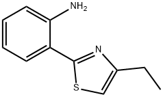 Benzenamine, 2-(4-ethyl-2-thiazolyl)- (9CI) Struktur