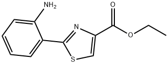 2-(2-AMINO-PHENYL)-THIAZOLE-4-CARBOXYLIC ACID ETHYL ESTER Struktur