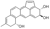 1,9,10-Trihydroxy-9,10-dihydro-3-methylcholanthrene (1-alpha,9-alpha,1 0-beta) Struktur