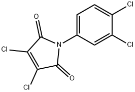 3,4-dichloro-1-(3,4-dichlorophenyl)pyrrole-2,5-dione Struktur