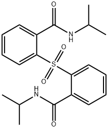 2,2'-Sulfonylbis[N-(1-methylethyl)benzamide] Struktur