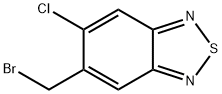 5-(BROMOMETHYL)-6-CHLORO-2,1,3-BENZOTHIADIAZOLE Struktur