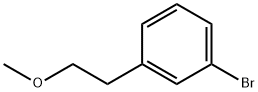 Benzene, 1-bromo-3-(2-methoxyethyl)- Struktur