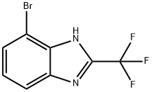 4-Bromo-2-(trifluoromethyl)-1H-benzimidazole Struktur