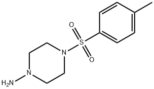 4-(TOLUENE-4-SULFONYL)-PIPERAZIN-1-YLAMINE Struktur