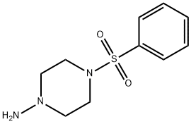 4-BENZENESULFONYL-PIPERAZIN-1-YLAMINE Struktur