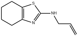 N-ALLYL-4,5,6,7-TETRAHYDRO-1,3-BENZOTHIAZOL-2-AMINE Struktur