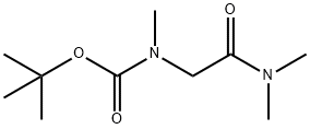 DIMETHYLCARBAMOYLMETHYL-METHYL-CARBAMIC ACID TERT-BUTYL ESTER Struktur