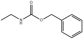 Ethylcarbamic acid phenylmethyl ester Struktur