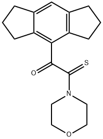 Thiomorpholide of S-hydraindacen-4-ylglyoxylic acid Struktur