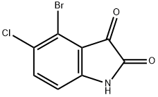 4-BROMO-5-CHLOROINDOLINE-2,3-DIONE