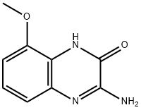 2(1H)-Quinoxalinone,3-amino-8-methoxy-(9CI) Struktur