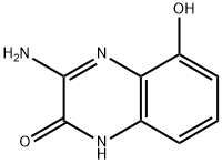 3-Amino-5-hydroxyquinoxalin-2-(1H)-one Struktur