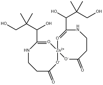 ZINCPANTOTHENATE Struktur