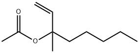 3-methyloct-1-en-3-yl acetate Struktur