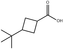 3-tert-Butylcyclobutanecarboxylic acid Struktur