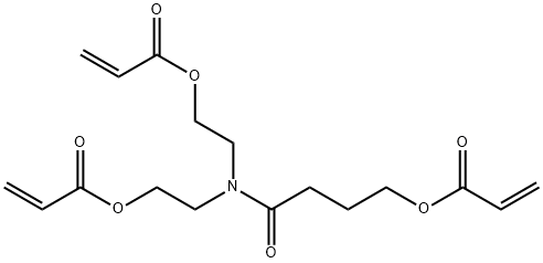 [[1-oxo-4-[(1-oxoallyl)oxy]butyl]imino]di-2,1-ethanediyl diacrylate Struktur