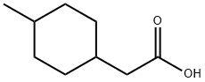 4-METHYLCYCLOHEXANEACETIC ACID Struktur