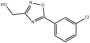 (5-(3-CHLOROPHENYL)-1,2,4-OXADIAZOL-3-YL)METHANOL Struktur