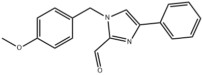 1-(4-METHOXYBENZYL)-2-FORMYL-4-PHENYLIMIDAZOLE Struktur