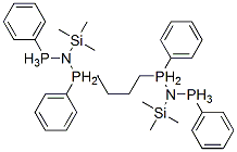 1,4-Butanediylbis[(trimethylsilylimino)diphenylphosphorane] Struktur