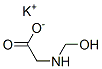 potassium N-(hydroxymethyl)glycinate Struktur