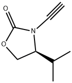 2-Oxazolidinone,3-ethynyl-4-(1-methylethyl)-,(4S)-(9CI) Struktur