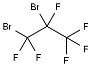 1,2-DIBROMOHEXAFLUOROPROPANE Structure