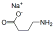 sodium 4-aminobutyrate  Struktur