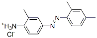 4-[(2,4-xylyl)azo]-o-toluidinium chloride Struktur