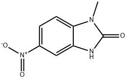 2H-Benzimidazol-2-one,1,3-dihydro-1-methyl-5-nitro-(9CI) Struktur