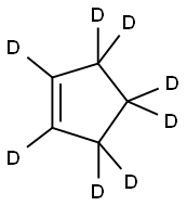 CYCLOPENTENE-D8 Struktur