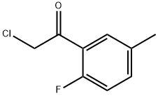 Ethanone, 2-chloro-1-(2-fluoro-5-methylphenyl)- (9CI) Struktur