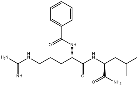 benzoylarginine leucinamide Struktur