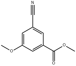 Ethyl 3-methoxy-5-cyanobenzoate Struktur