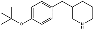 3-[[4-(1,1-DIMETHYLETHOXY)PHENYL]METHYL]-PIPERIDINE Struktur