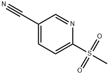 6-(Methylsulfonyl)nicotinonitrile Struktur