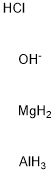 Aluminum magnesium chloride hydroxide Struktur