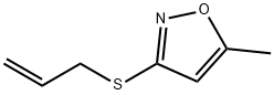 Isoxazole, 5-methyl-3-(2-propenylthio)- (9CI) Struktur