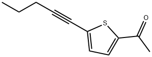 1-(5-PENT-1-YNYL-2-THIENYL)ETHAN-1-ONE Struktur