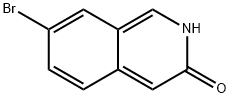 7-Bromo-3-hydroxyisoquinoline Struktur