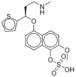 5-Hydroxy-6-methoxy Duloxetine Sulfate Sodium Salt Struktur