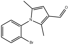 1-(2-BROMOPHENYL)-2,5-DIMETHYL-1H-PYRROLE-3-CARBALDEHYDE Struktur