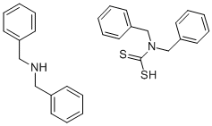 DIBENZYLAMMONIUM DIBENZYLDITHIOCARBAMATE Struktur