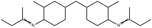 4,4'-methylenebis[2-methyl-N-(1-methylpropylidene)cyclohexylamine] Struktur