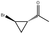 Ethanone, 1-(2-bromocyclopropyl)-, trans- (9CI) Struktur