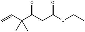 5-Hexenoic acid, 4,4-diMethyl-3-oxo-, ethyl ester Struktur