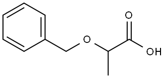 2-(benzyloxy)propanoic acid Struktur